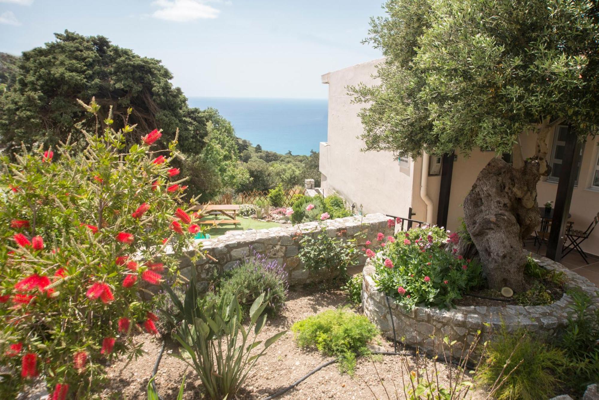 Вилла Petasos House - Garden - Sea View Sellia  Экстерьер фото